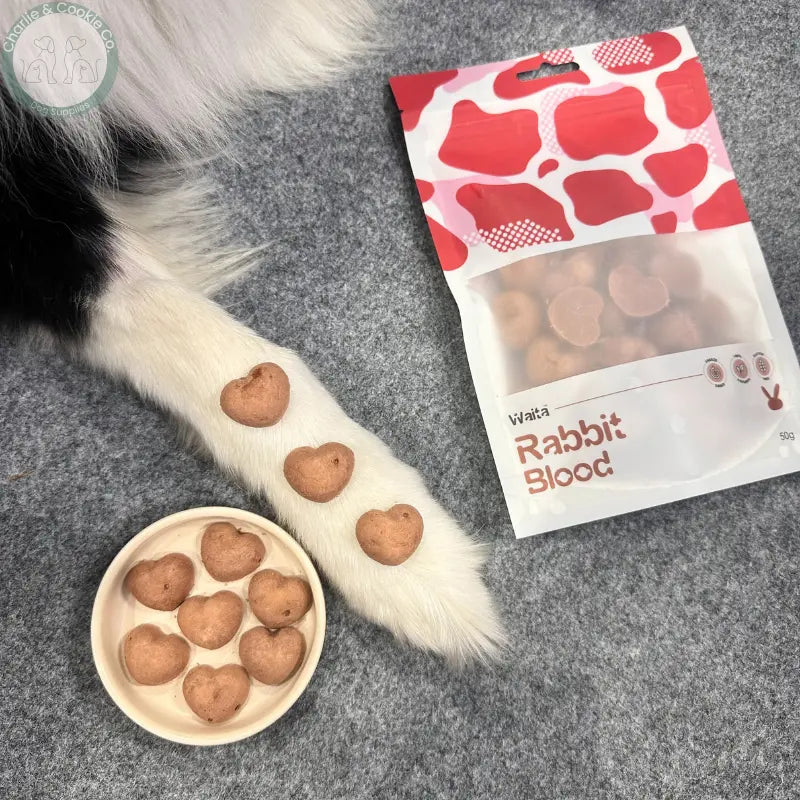 Waita Freeze-Dried Rabbit Blood 50g dog and cat treat
