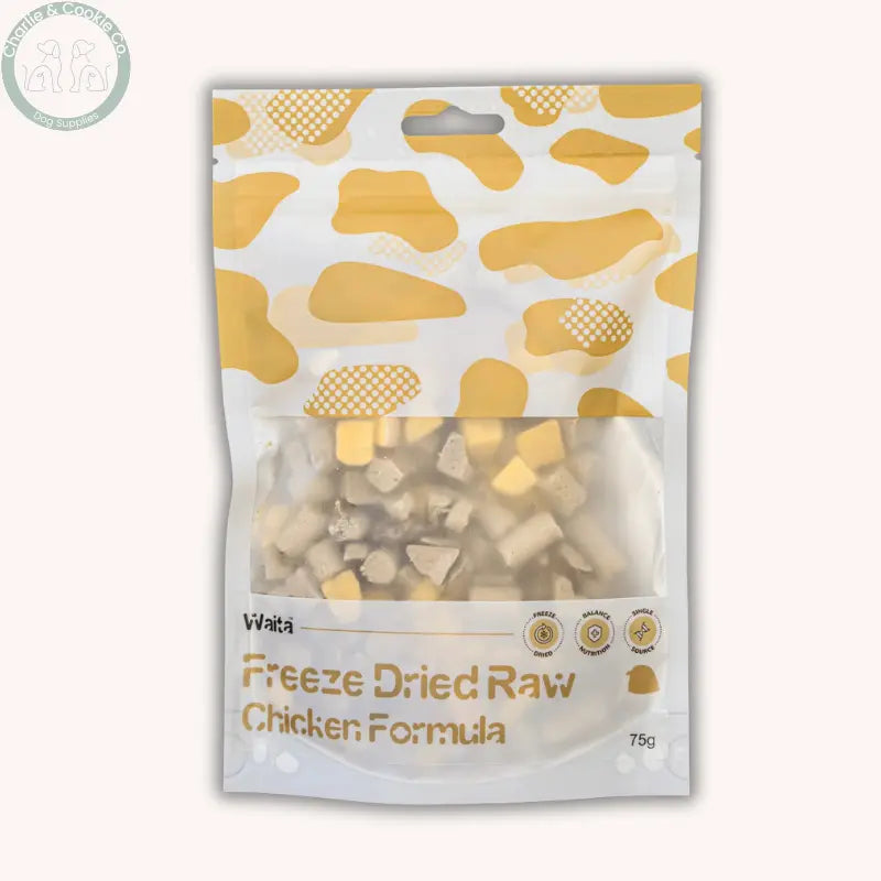 Waita Freeze Dried Raw Chicken Formula 75g | Complete Freeze-Dried Meal for Dogs & Cats Waita