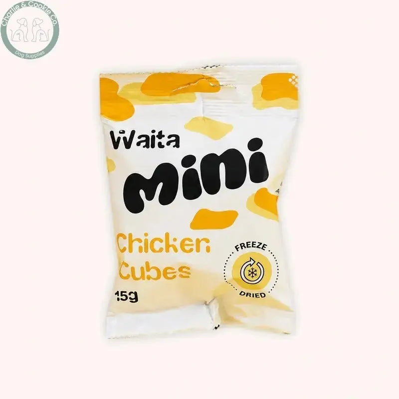 Waita Mini Chicken Cubes 15g front pack