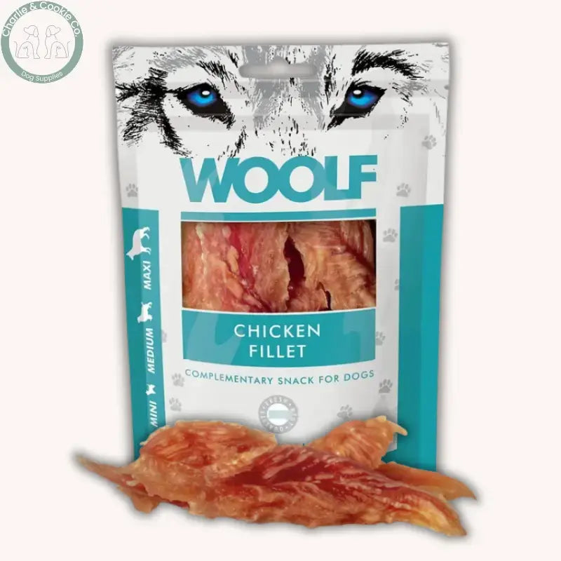 Woolf Fillet 100g soft dog treats in Lamb, Chicken or Duck