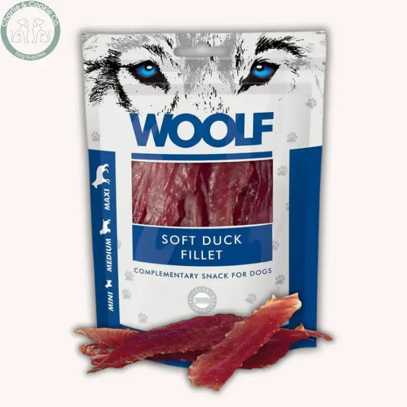 Woolf Fillet 100g soft dog treats in Lamb, Chicken or Duck