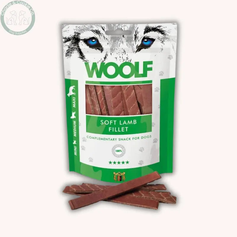 Woolf Fillet 100g soft dog treats in Lamb, Chicken or Duck