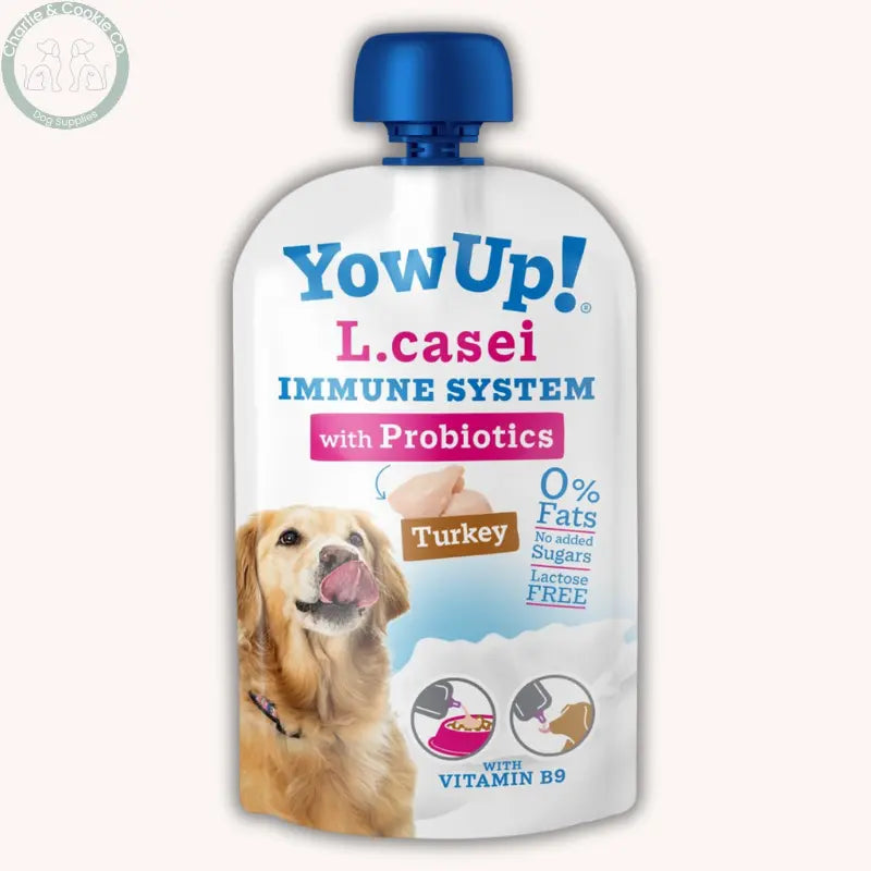 YowUp! Functional Dog Yoghurt 115g lactose-free dog treat pouches in four recipes