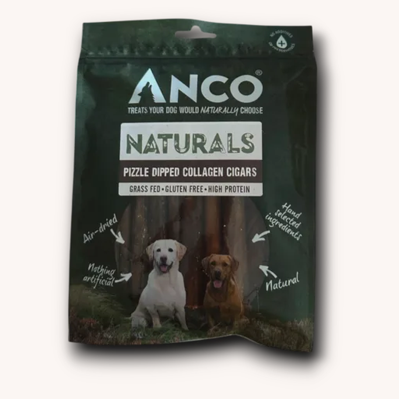 Anco Pizzle Dipped Collagen Cigars 150g bag
