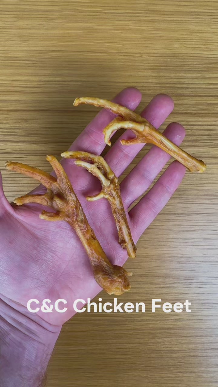 C&C Chicken Feet | Natural Joint & Dental Health Natural Dog Treat