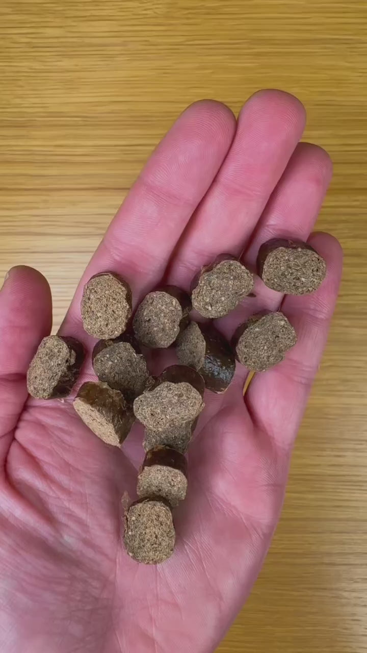 C&C Sausage Chops | Air-Dried Natural Dog Treat with Protein-Rich Meat Blends