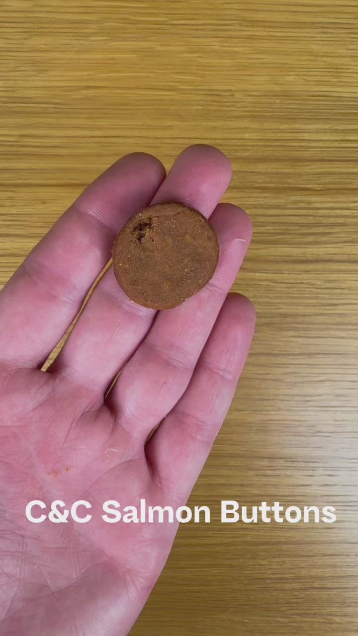 C&C Scottish Salmon Buttons | Grain-Free, Omega-Rich Natural Dog Treat