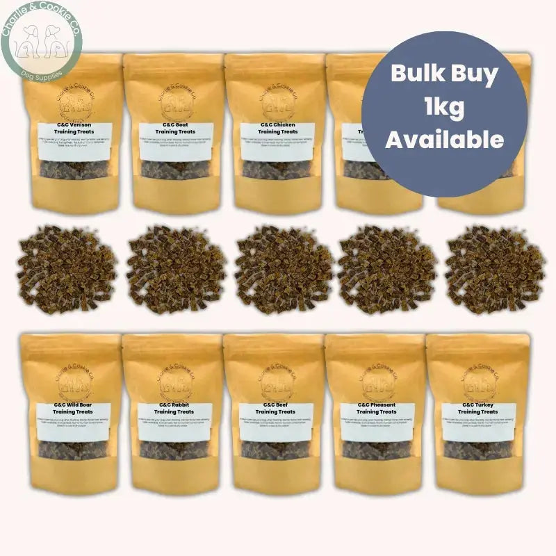 Current dog treat offers and multi-buy savings at Charlie &amp; Cookie