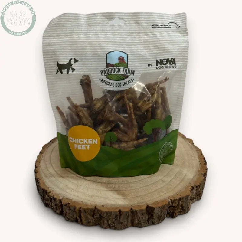 Paddock Farm Chicken Feet - Crunchy Treats (400g/1kg) - Charlie &amp; Cookie Co.