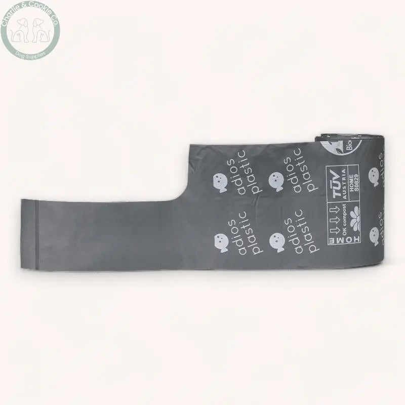 Adios Plastic Compostable Dog Poo Bags (Handles) - Eco-Friendly, Biodegradable, Strong &amp; Durable - Charlie &amp; Cookie Co.