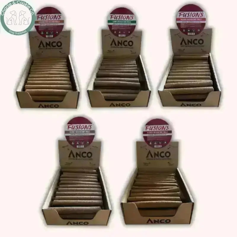 Anco Fusions Infused Roll (Single) | Beef with Chicken, Lamb, Salmon, Rabbit or Ostrich Anco