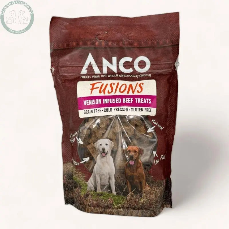 Anco Fusions Treats 100g - 4 Flavour Options - High-Meat, Grain-Free Dog Treats - Charlie &amp; Cookie Co.