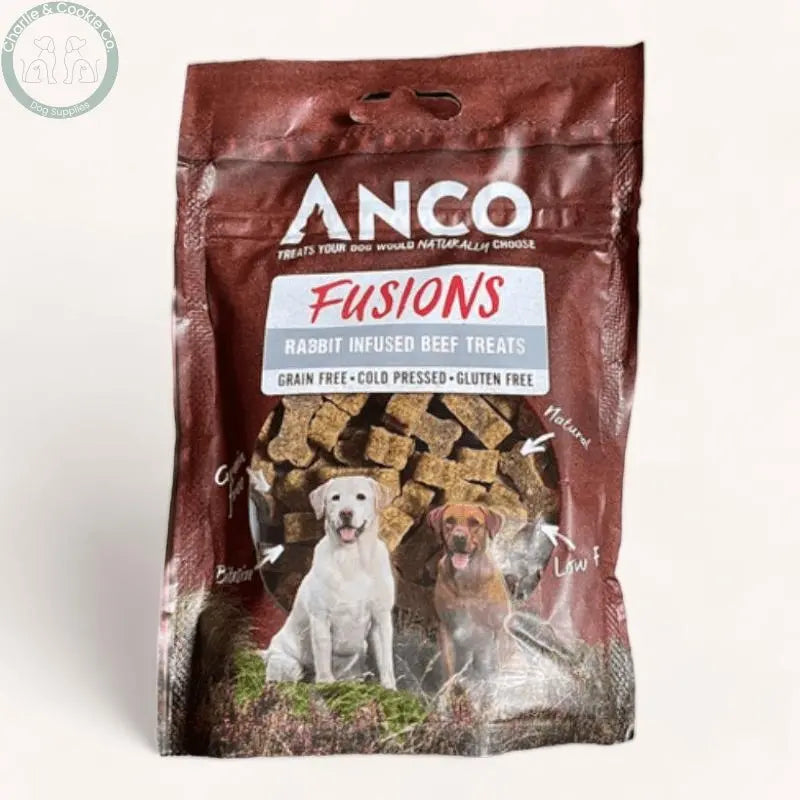 Anco Fusions Treats 100g - 4 Flavour Options - High-Meat, Grain-Free Dog Treats - Charlie &amp; Cookie Co.