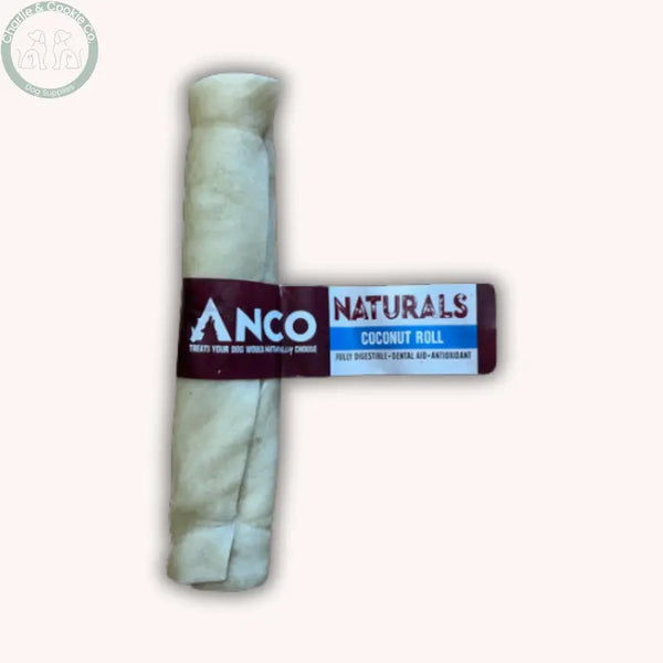 Anco Naturals Beef Skin Chews rolls or braids in Mint, Coconut, Honey or Peanut Butter
