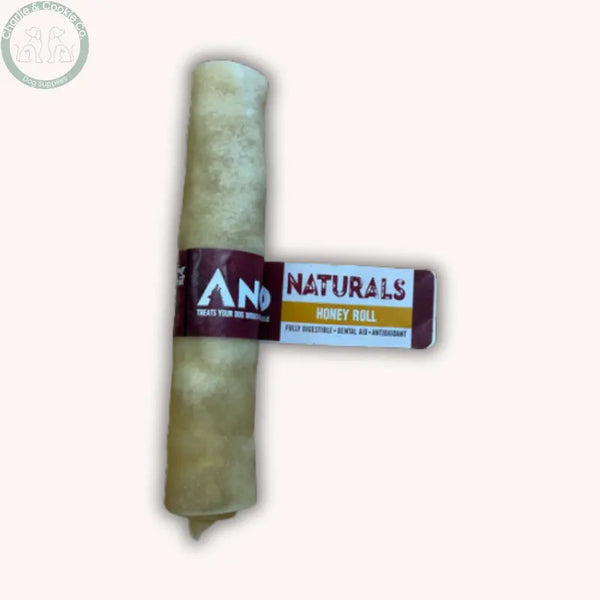 Anco Naturals Beef Skin Chews rolls or braids in Mint, Coconut, Honey or Peanut Butter