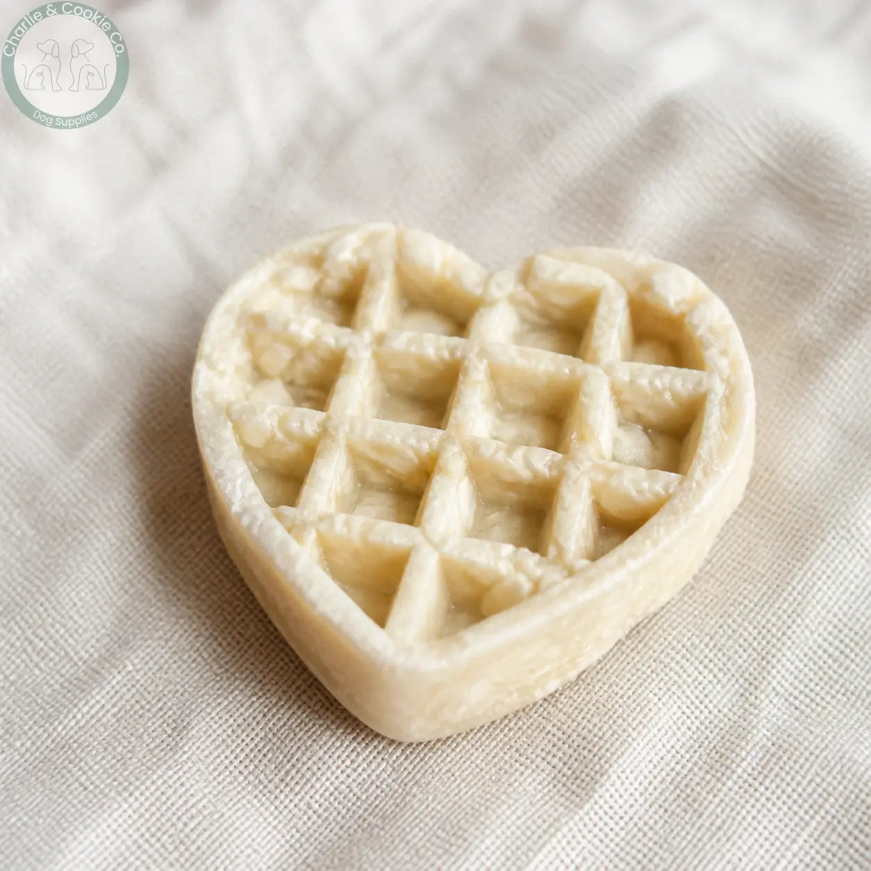 Anco Buffalo Collagen Treats heart-shaped chew texture close-up