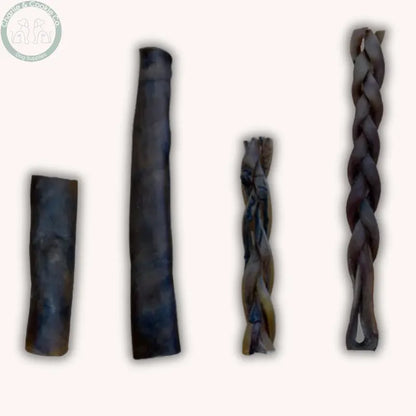 Anco Naturals Camel Skin Rolls &amp; Braids | Natural Dog Chews (Medium &amp; Large)