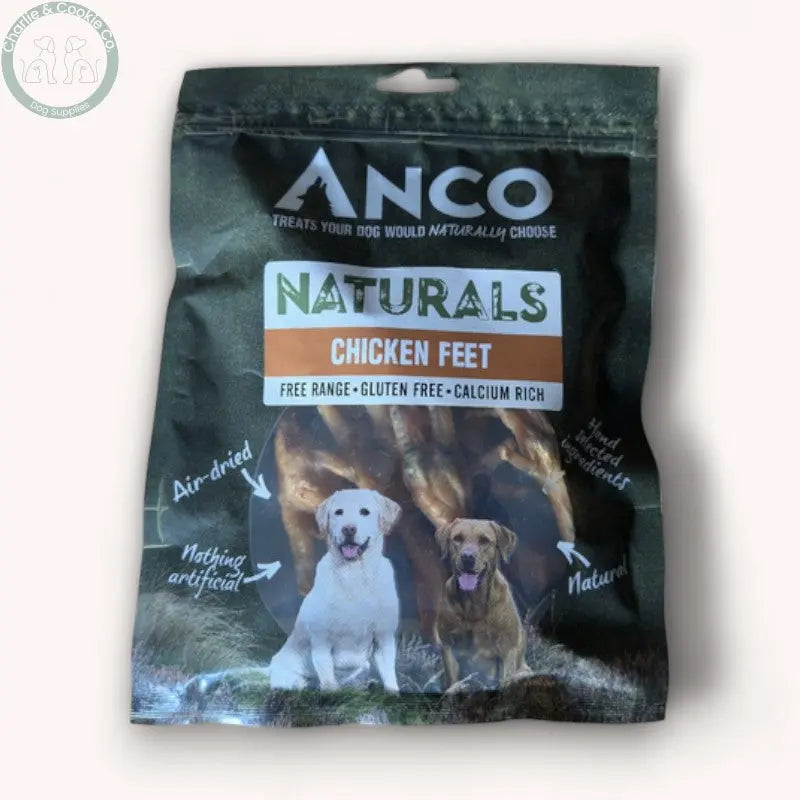 Anco Naturals Chicken Feet 100g - Joint Support &amp; Dental Health - Charlie &amp; Cookie Co.