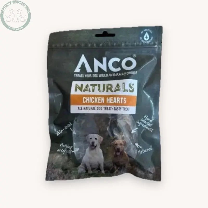 Anco Naturals Chicken Hearts 150g natural dog treats