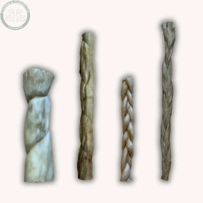 Anco Naturals Goat Rolls &amp; Braids | Natural Dog Chews (Medium &amp; Large)