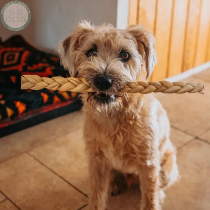Anco Naturals Lamb Skin Rolls &amp; Braids | Natural Dog Chews (Medium &amp; Large)