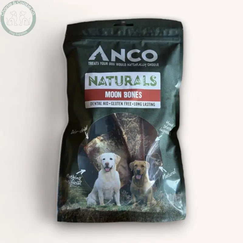 Anco Naturals Moon Bones 200g - Joint Support &amp; Dental Health Dog Chews - Charlie &amp; Cookie Co.