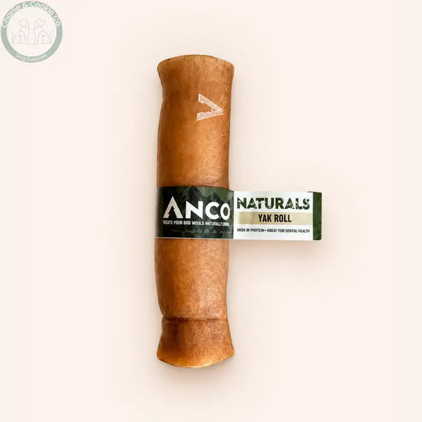 Anco Naturals Yak Skin Rolls and Braids dog chews