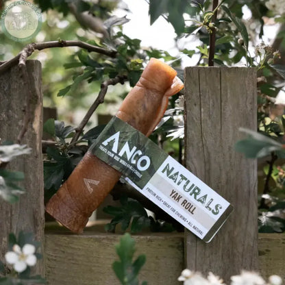 Anco Naturals Yak Skin Rolls &amp; Braids | Natural Dog Chews (Medium &amp; Large)