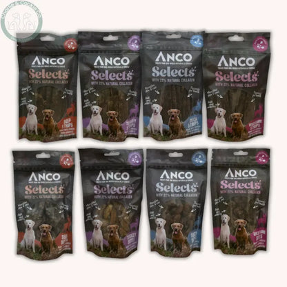 Anco Selects with Collagen 85g | Bites or Strips for Joint, Skin &amp; Digestive Health Anco