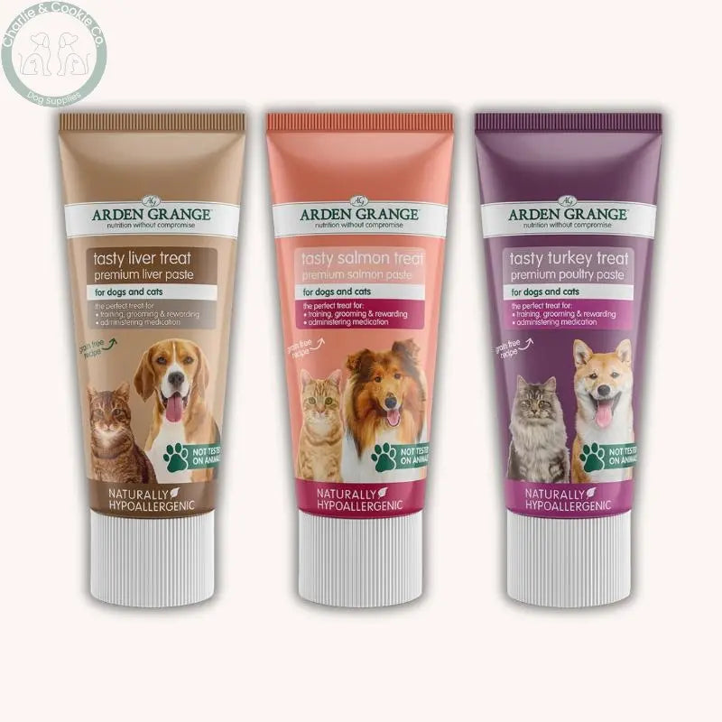 Arden Grange Tasty Treat Paste 75g for dogs and cats in Liver, Salmon or Turkey