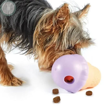 Brightkins Ice Cream Treat Dispenser | Interactive Puzzle Toy for Dogs Brightkins