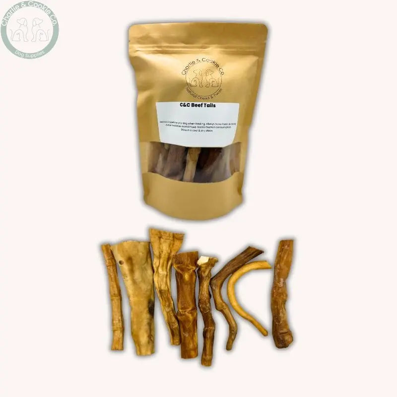 C&amp;C Beef Tails | Heart-Healthy, High Protein Chews for Dogs Charlie &amp; Cookie Co.