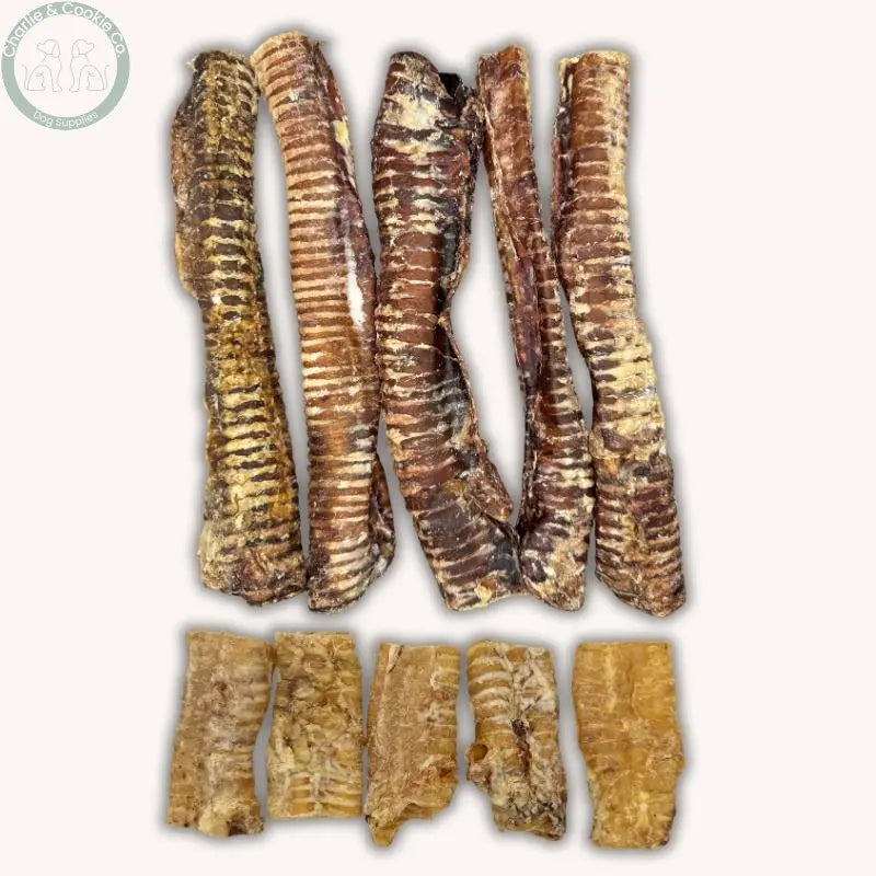 C&C Beef Trachea 10-12cm or 30cm Charlie & Cookie Co.