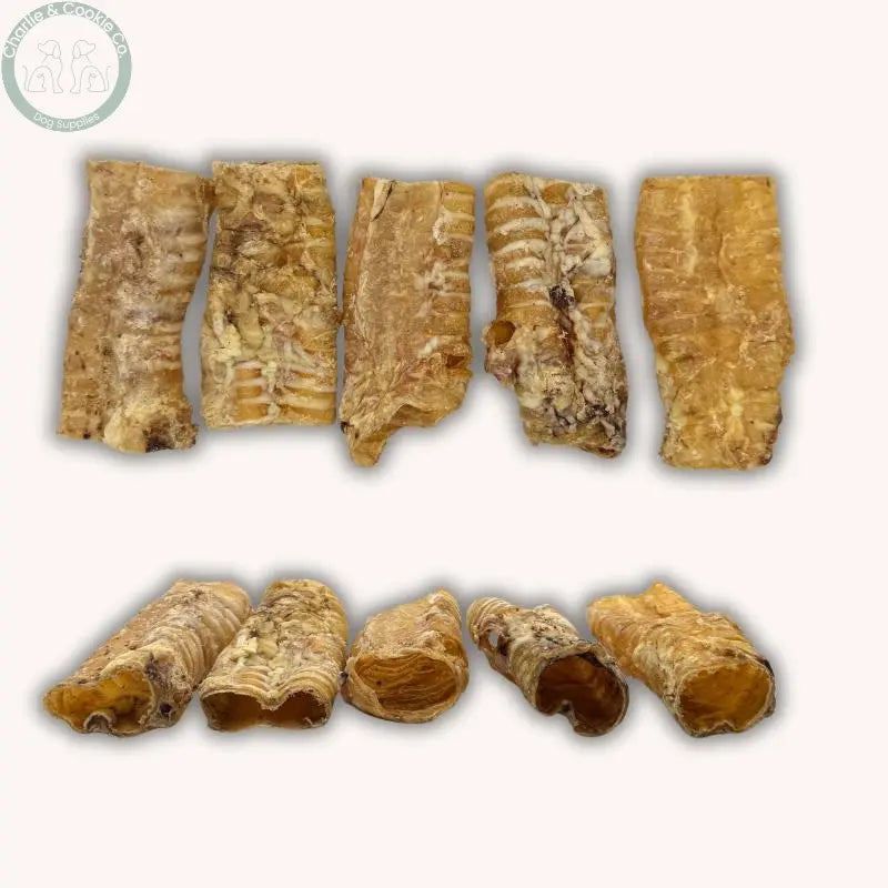 C&C Beef Trachea 10-12cm or 30cm Charlie & Cookie Co.