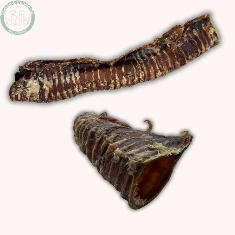 C&amp;C Beef Trachea Chews 1kg natural beef dog chews in 10-15cm or 30-35cm
