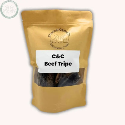 C&amp;C Beef Tripe | Natural, Air-Dried Probiotic Dog Treat Charlie &amp; Cookie Co.