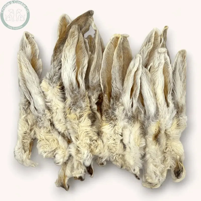Paddock Farm Hairy Rabbit Ears 500g natural rabbit ear dog chews
