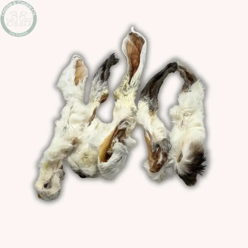 C&amp;C Hairy Rabbit Ears | Hypoallergenic, Natural Chews for Dogs Charlie &amp; Cookie Co.