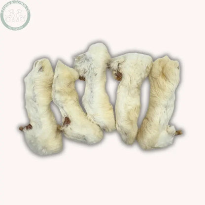 C&amp;C Hairy Rabbit Feet | Hypoallergenic Natural Chew for Dogs - Charlie &amp; Cookie Co.