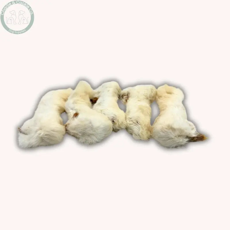 C&amp;C Hairy Rabbit Feet | Hypoallergenic Natural Chew for Dogs - Charlie &amp; Cookie Co.