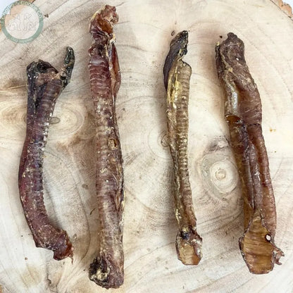 C&amp;C Lamb Trachea (Mixed Sizes) | High-Protein, Easily Digestible Chew for Dogs Charlie &amp; Cookie Co.