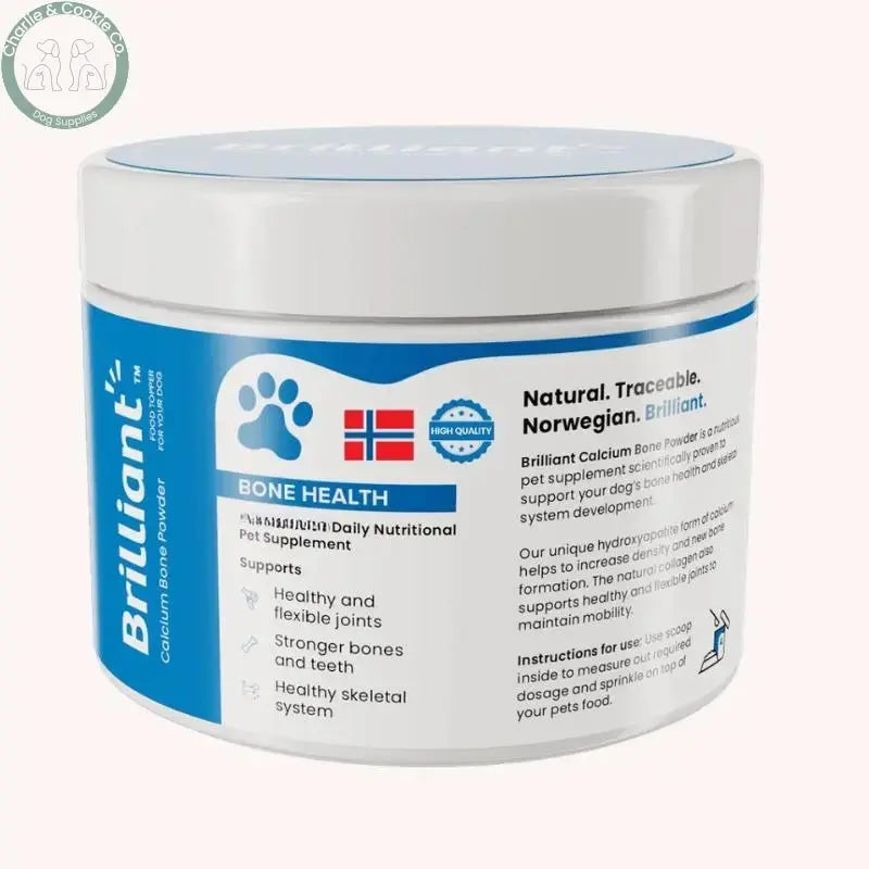 Brilliant Calcium and Collagen Bone Health Powder 200g Brilliant Petcare