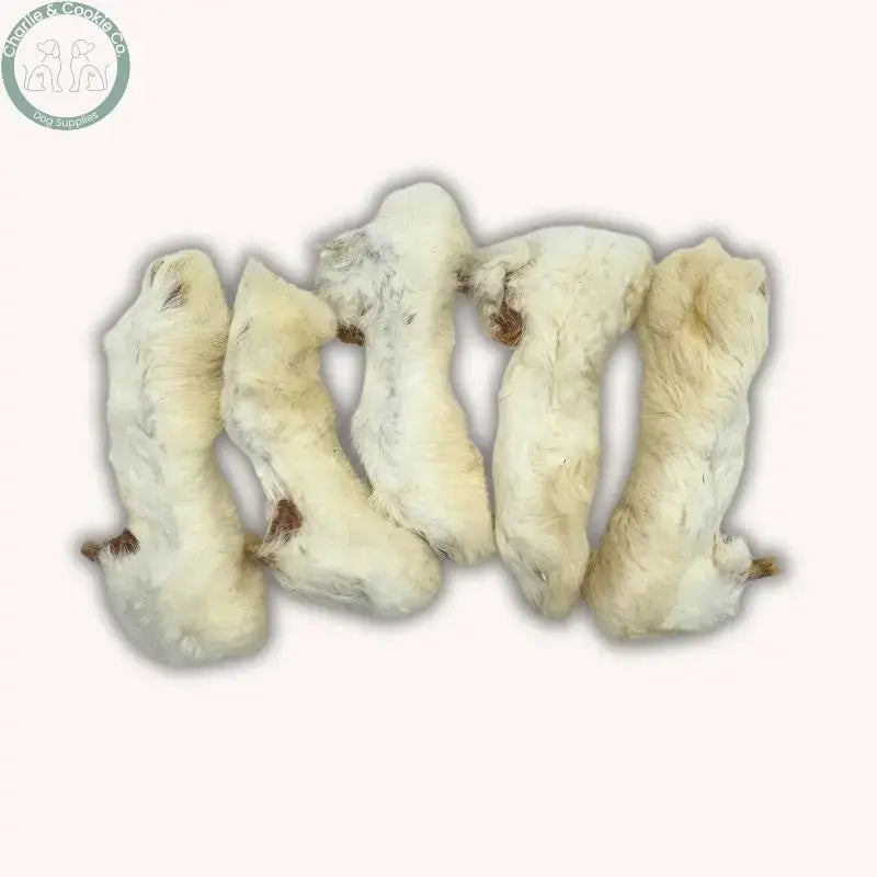 C&amp;C Hairy Rabbit Feet | Hypoallergenic Natural Chew for Dogs - Charlie &amp; Cookie Co.