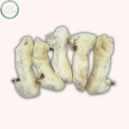 C&amp;C Hairy Rabbit Feet | Hypoallergenic Natural Chew for Dogs - Charlie &amp; Cookie Co.