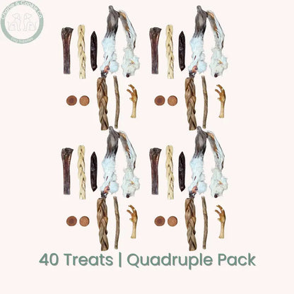 C&amp;C Natural Dog Treat Variety Pack | 10–50 Hand-Picked Natural Chews &amp; Treats Charlie &amp; Cookie Co.