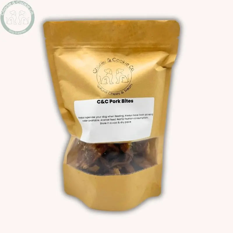 C&C Pork Bites (Inner Ear) | Protein-Rich & Joint Health Dog Treats Charlie & Cookie Co.