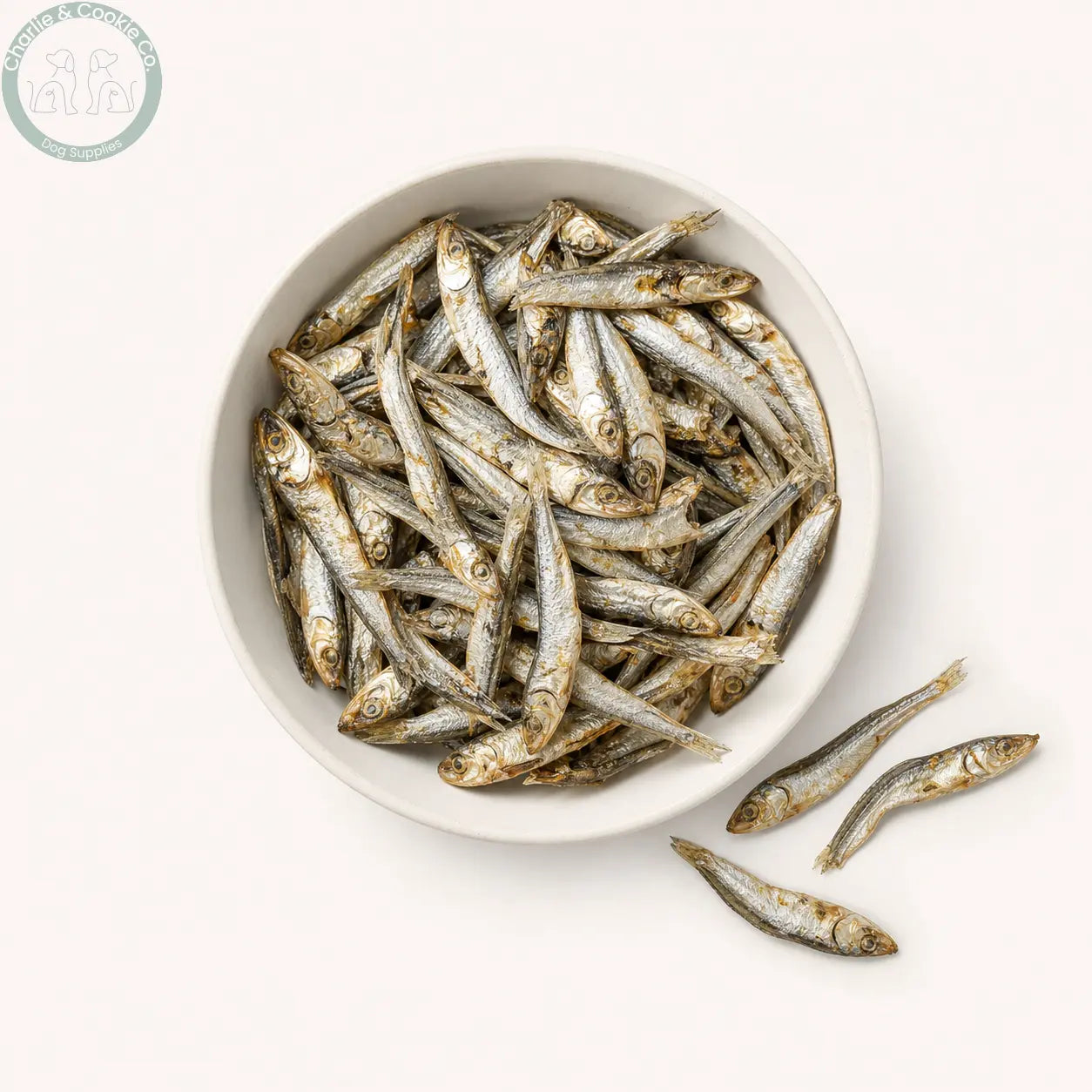 C&amp;C Premium Baltic Sprats in an off-white bowl