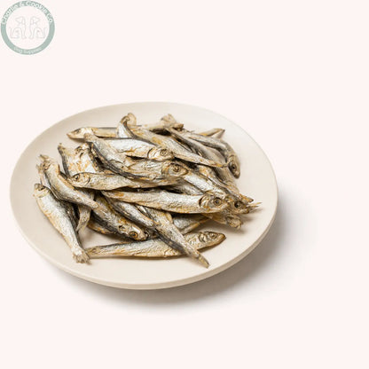 C&amp;C Premium Baltic Sprats close-up on an off-white plate