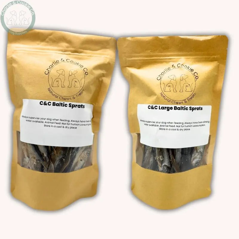 C&amp;C Premium Baltic Sprats | Omega-Rich &amp; Protein-Packed Dog Treats Charlie &amp; Cookie Co.