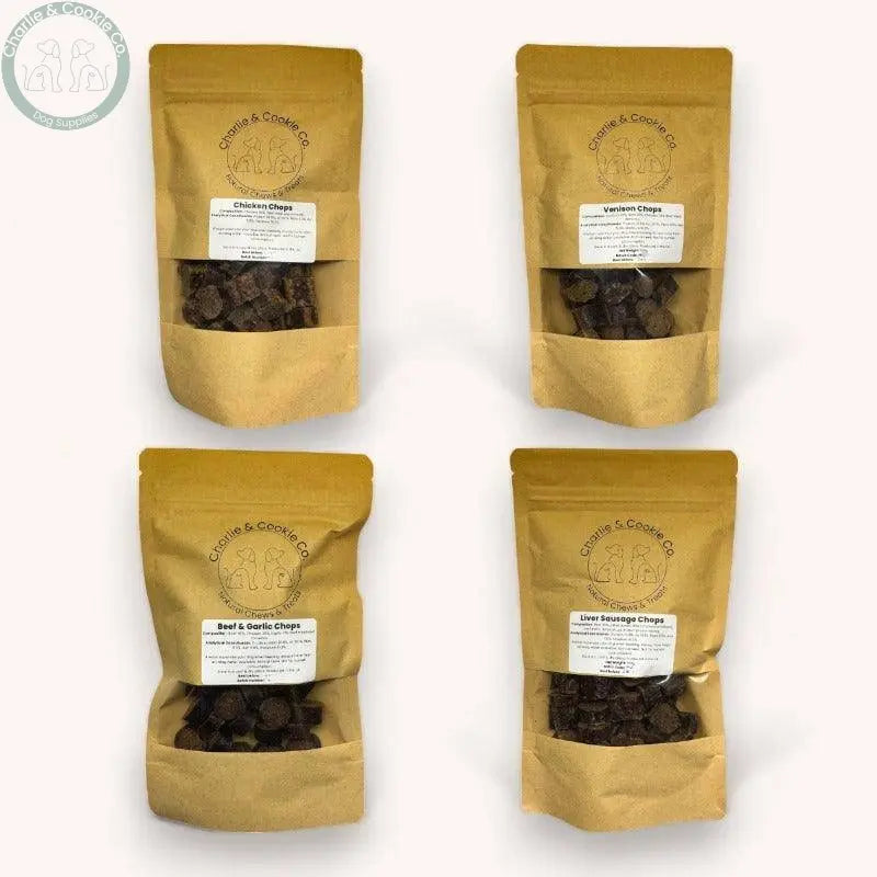 C&amp;C Sausage Chops | Nutritious Dog Treats in Four Delicious Flavours - Charlie &amp; Cookie Co.